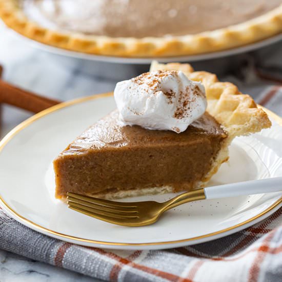 Butterscotch Cinnamon Pie