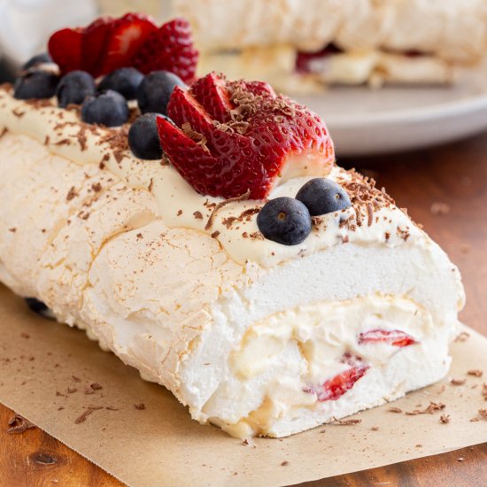 Easy Meringue Roulade