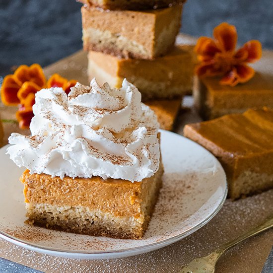 Grain-Free Pumpkin Pie Bars