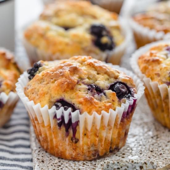 Easy Blueberry Muffins