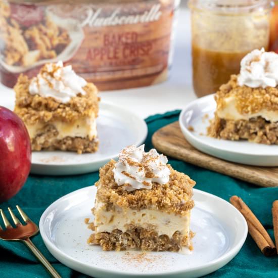 Amaretto Apple Crisp Ice Cream Bars