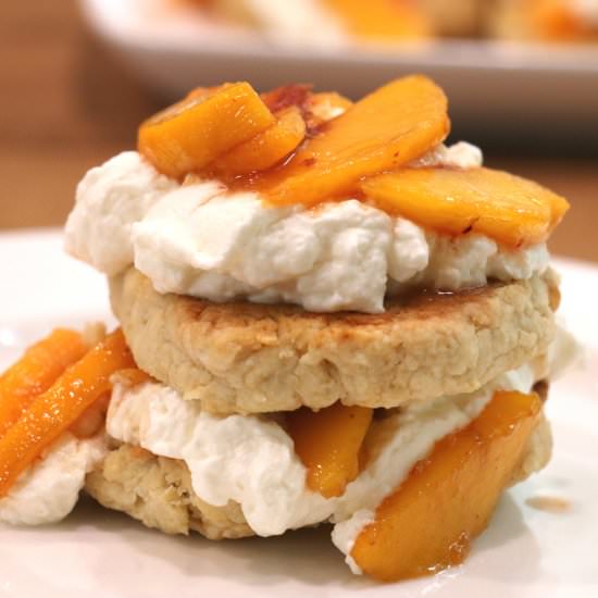 Peaches & Cream Shortcakes