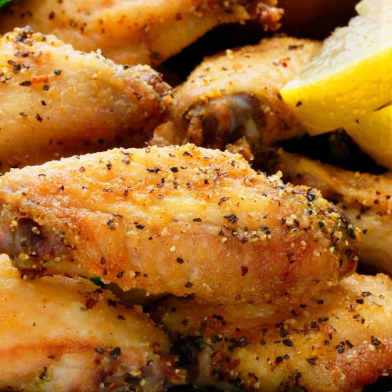 Air Fryer Lemon Pepper Wings