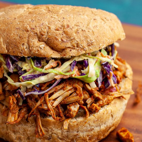 BBQ Pulled Jackfruit – Oil Free