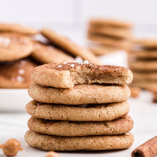 Salted Caramel Snickerdoodles