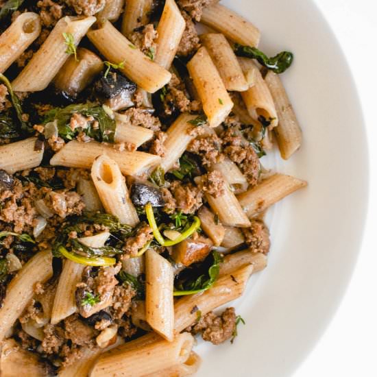 Balsamic Mushroom Pasta