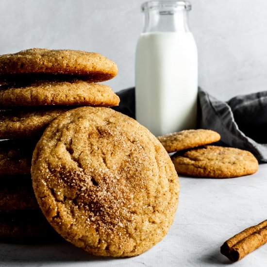 brown butter snickerdoodles