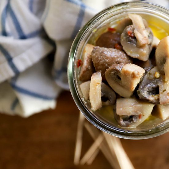 Easy Marinated Mushrooms