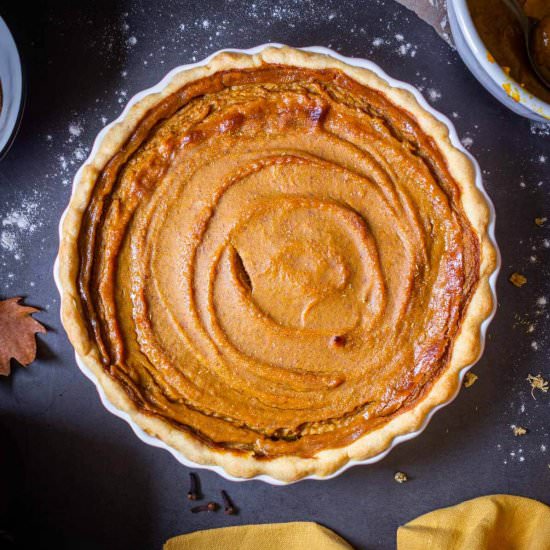 Vegan Pumpkin Pie Recipe