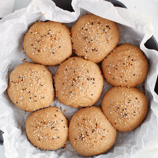 Vegan Dinner Rolls (Whole Wheat)