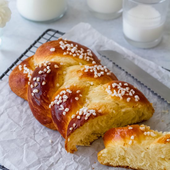 Braided French Brioche