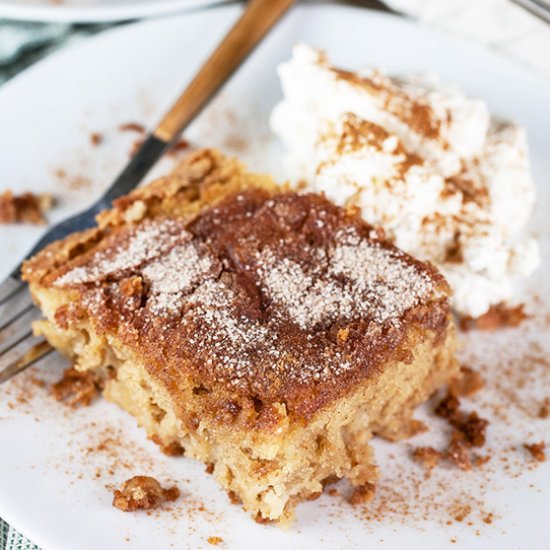 Cinnamon Sugar Apple Cake