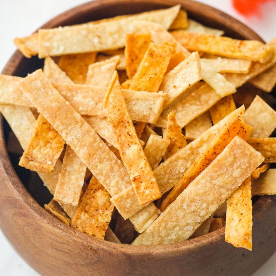 Baked Tortilla Strips