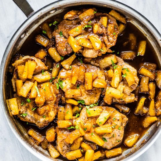 Pineapple Pork Chops