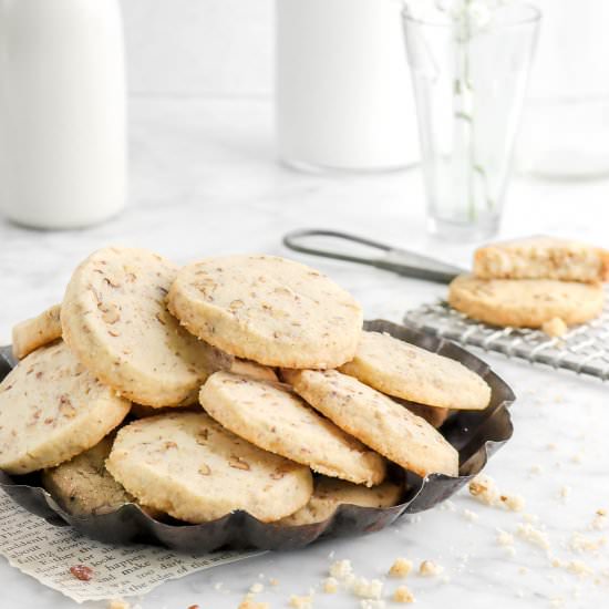 Pecan Shortbread Cookies