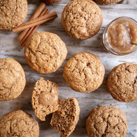 Applesauce Cinnamon Muffins