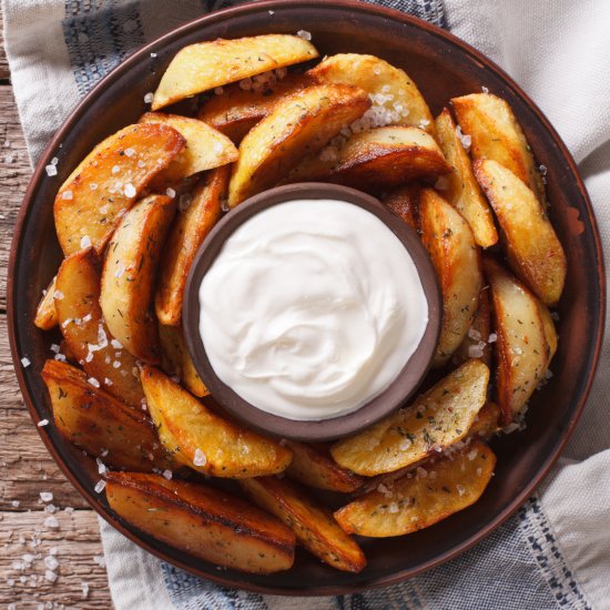 Crispy Air Fryer Potato Wedges