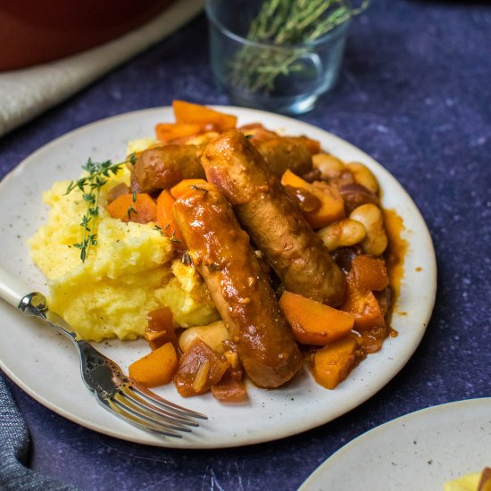 Vegan Sausage Casserole