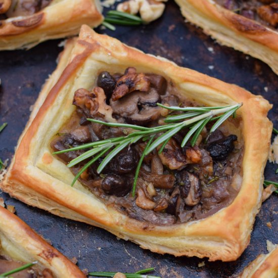 Mushroom Tarts [vegan]