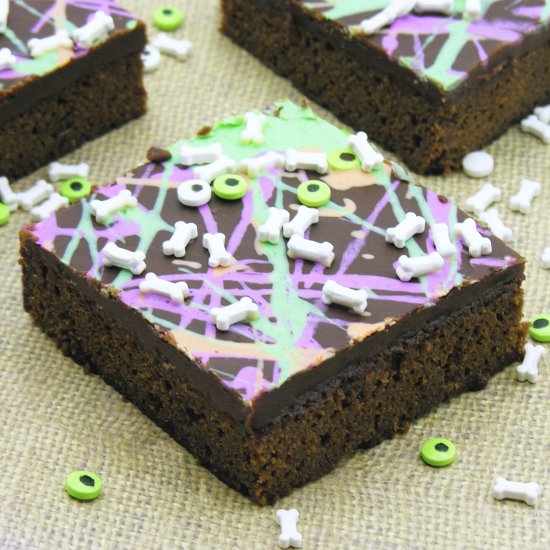 Spooky Chocolate Brownies