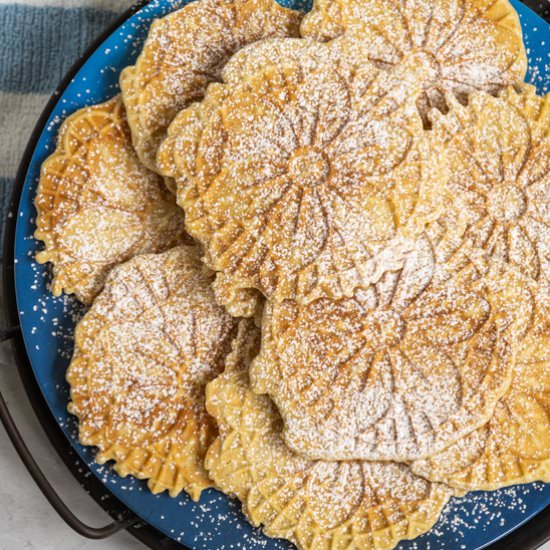 Cardamom Orange Cinnamon Pizzelle