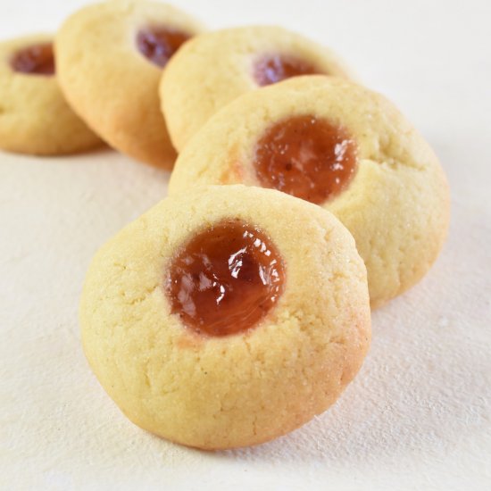 Easy Jam Drop Cookies