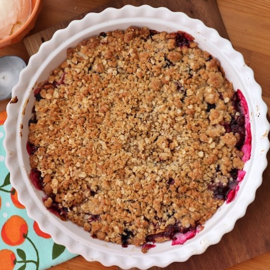 Apple Blueberry Crisp