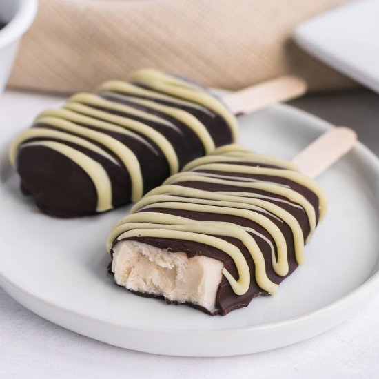 Keto Sea Salt Caramel Ice Cream Bar