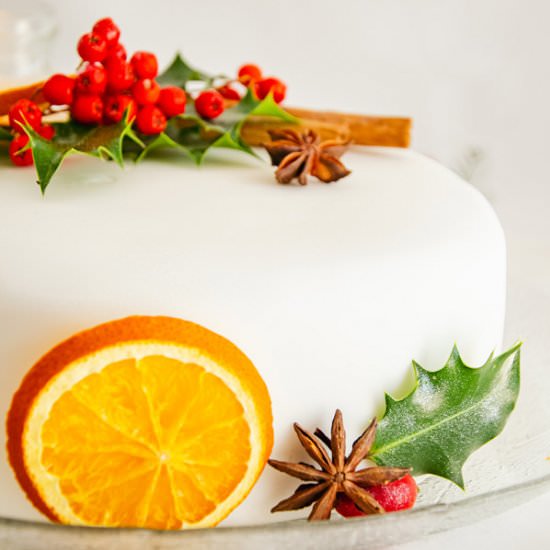 Vegan Christmas Cake