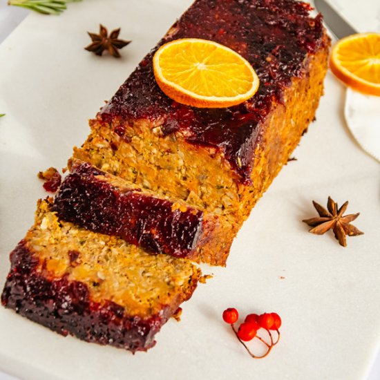 Cranberry Vegan Nut Roast