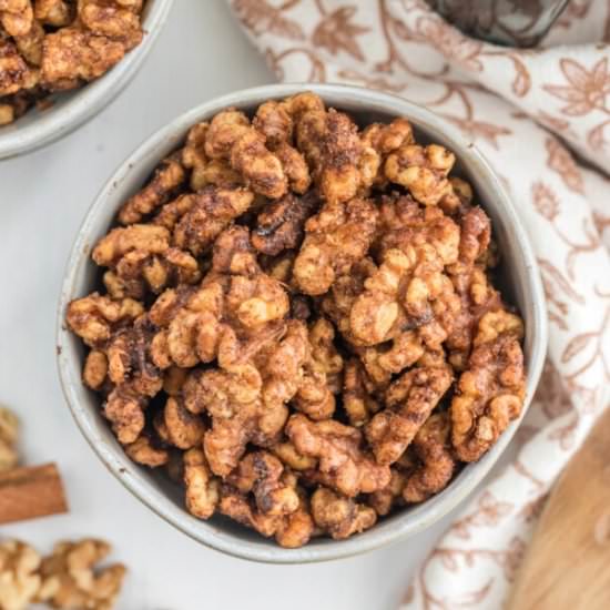 AIR FRYER CANDIED WALNUTS RECIPE