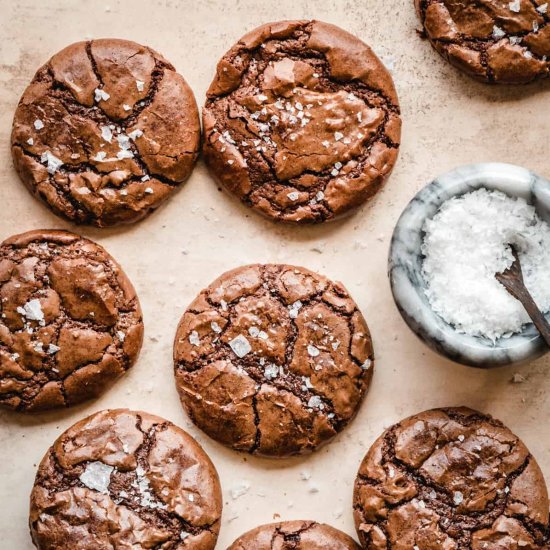 BROWNIE CRINKLE COOKIES