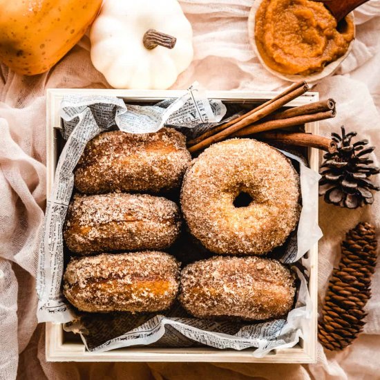 PUMPKIN CAKE DONUTS