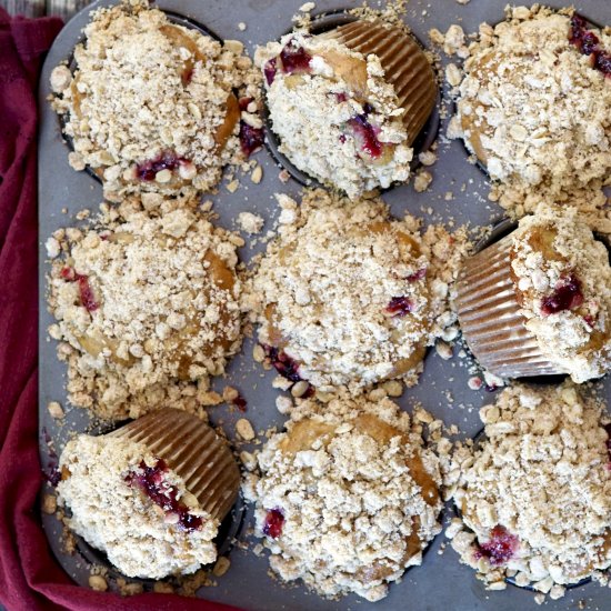 Cranberry-Oatmeal Muffins