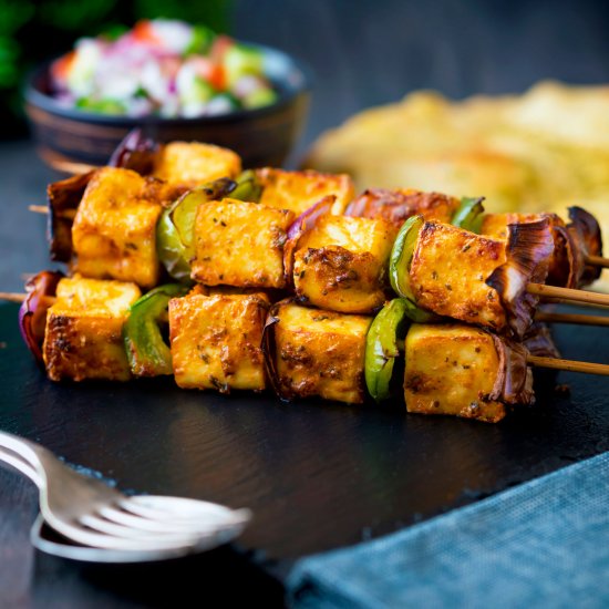 Paneer Tikka Kebabs