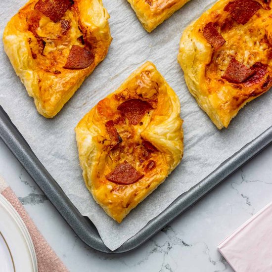 Pepperoni and Cheese Puffs