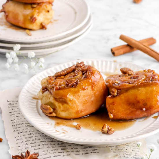 Gooey Rum Sucked Pecan Sticky Buns