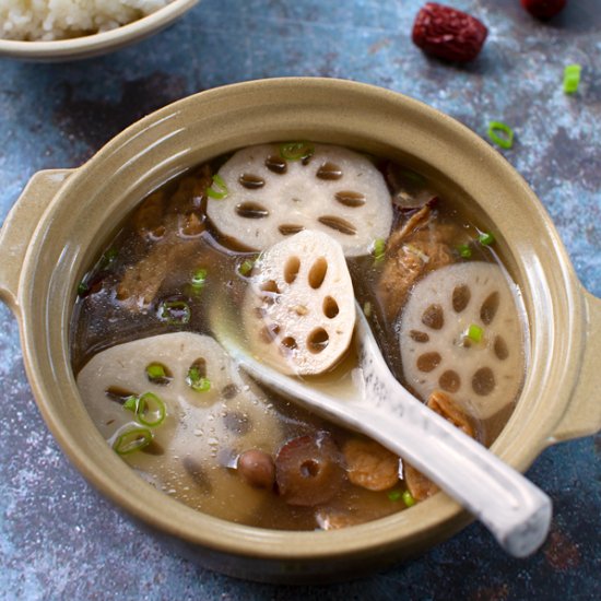 Vegan Lotus Root Soup