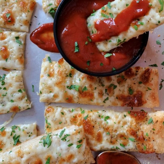 Cheesy Garlic Breadsticks