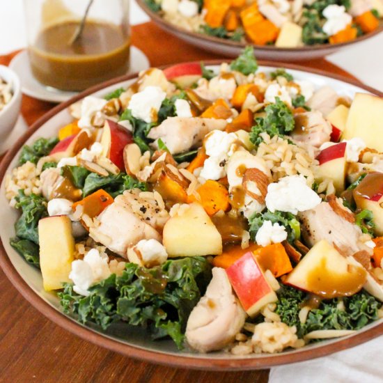 Chicken Sweet Potato Harvest Bowls