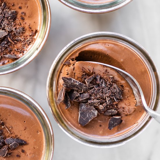 Dark Chocolate Pots de Creme