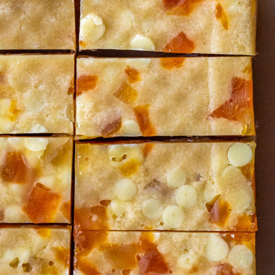 Almond, Chocolate, Apricot Bars