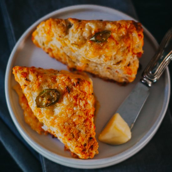 Jalapeno Popper Scones