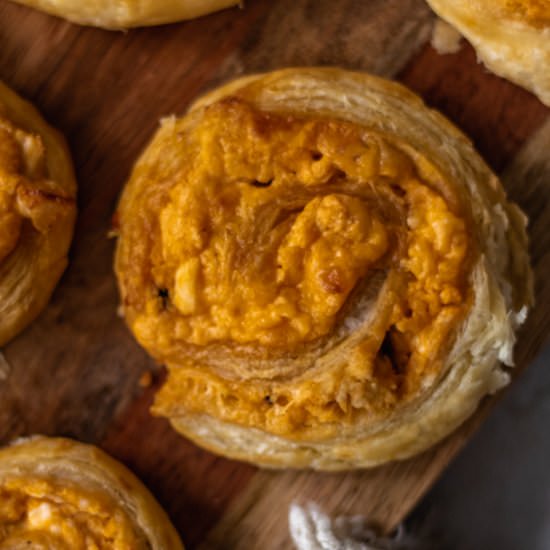 Buffalo Chicken Pinwheels