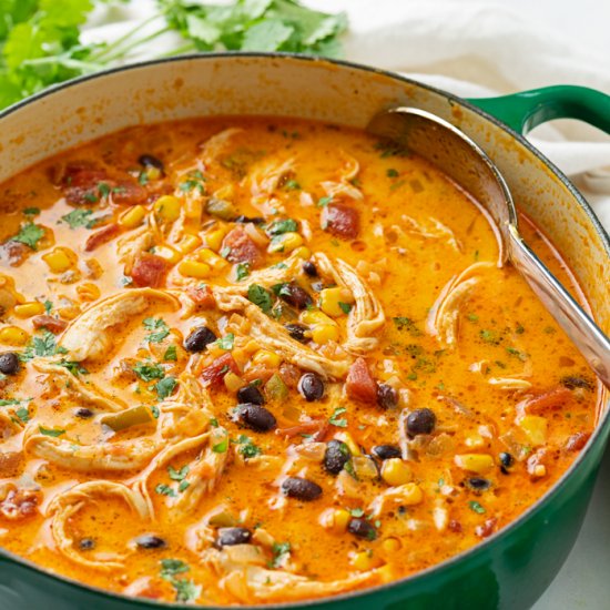 Chicken Enchilada Soup