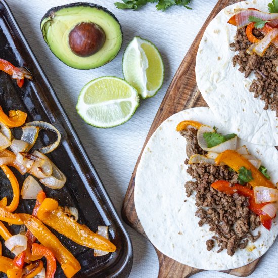 Ground Beef Fajitas