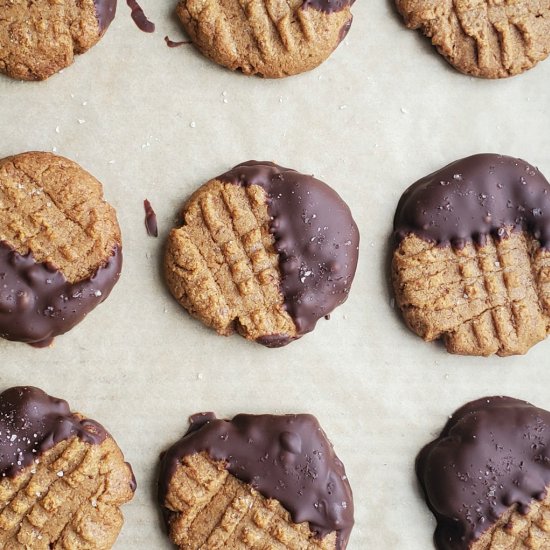 Flourless Peanut Butter Cookies