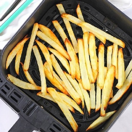 air fryer homemade French fries