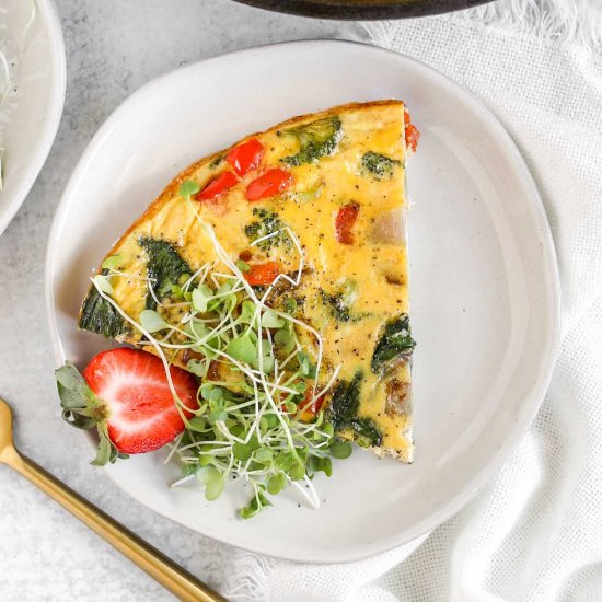 Dairy-free Vegetable Frittata