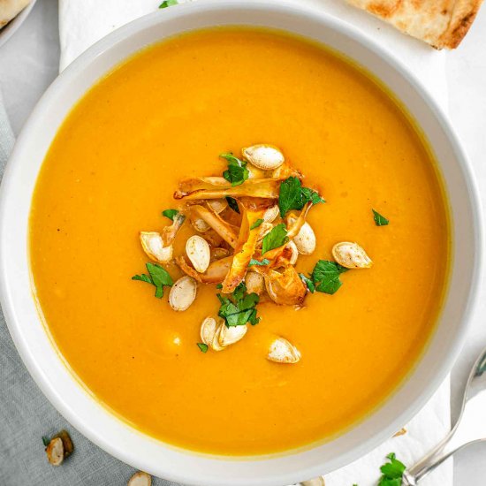 Curried Butternut Squash Soup